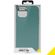 Accezz Liquid Silicone Backcover iPhone 12 (Pro) - Donkergroen