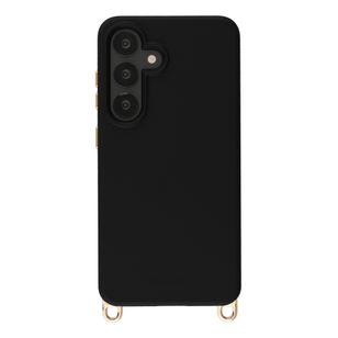 Selencia Rivièra MagSafe Backcover met afneembare haakjes Samsung Galaxy A55 (5G) / A35 - Velvet Black