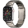 Accezz Mat Titanium bandje Apple Watch Series 1 t/m 9 / SE (38/40/41 mm) | Series 10 (42 mm) - Titanium