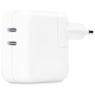 Apple Originele USB-C Power Adapter - Oplader - Dubbele USB-C aansluiting - 35W - Wit