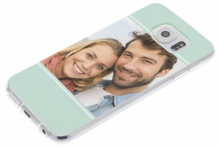 Ontwerp je eigen Samsung Galaxy S6 gel hoesje - Transparant