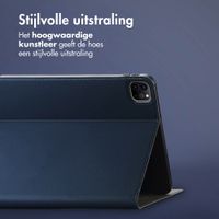 Accezz Classic Tablet Case Apple iPad Pro 12.9 (2020/2021/2022) - Donkerblauw