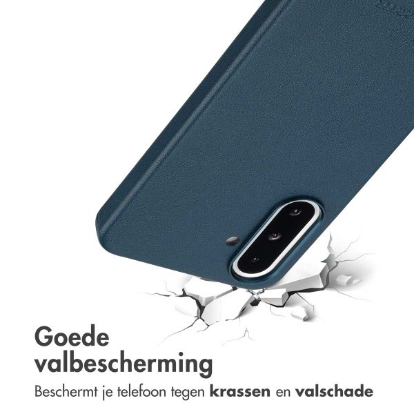 Accezz MagSafe Leather Backcover Samsung Galaxy A36 / A56 - Nightfall Blue
