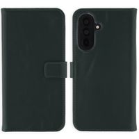 Selencia Echt Leren Bookcase Samsung Galaxy A37 (5G) - Groen