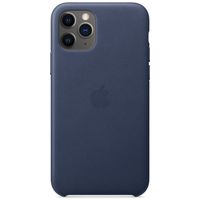 Apple Leather Backcover iPhone 11 Pro - Midnight Blue