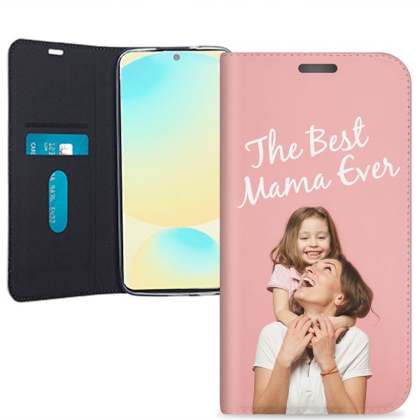 Ontwerp je eigen Compact gel bookcase hoes Samsung Galaxy S25 FE - Wit