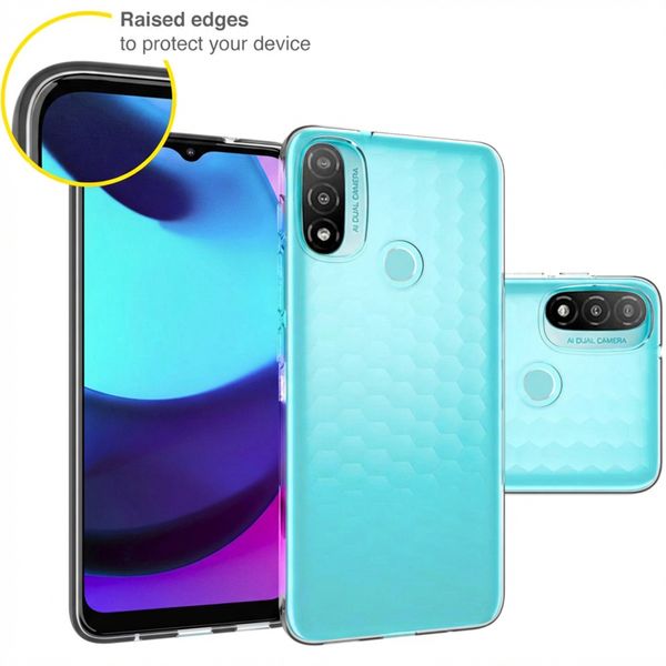 Accezz Clear Backcover Motorola Moto E20 - Transparant