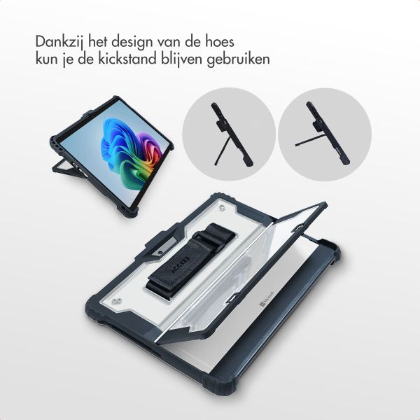 Accezz Rugged case met stand Microsoft Surface Pro 9 / Pro 10 / Pro 11 - Zwart