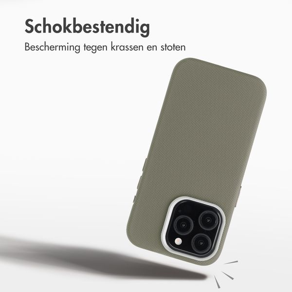 Accezz Mesh Backcover met MagSafe Apple iPhone 15 Pro - Donkergrijs