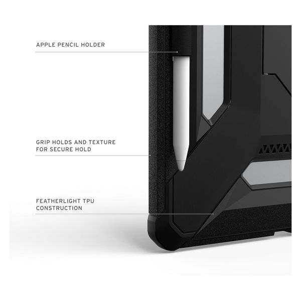 UAG Scout Plus Backcover met stand Apple iPad Air 11 inch (2026) M4 / (2025) M3 / (2024) M2 - Black