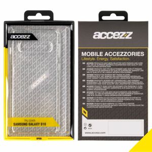 Accezz Clear Backcover Samsung Galaxy S10