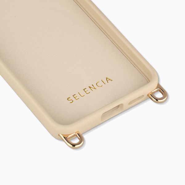 Selencia Rivièra MagSafe Backcover met afneembare haakjes Samsung Galaxy S25 / S24 - Milky Latte