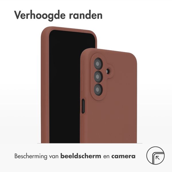 Accezz Liquid Silicone Backcover Samsung Galaxy A27 (5G) - New Tea Brown