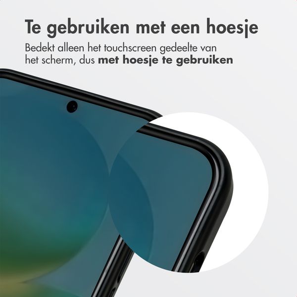 Accezz Gehard Glas Privacy Screenprotector + Applicator Samsung Galaxy A37 (5G)