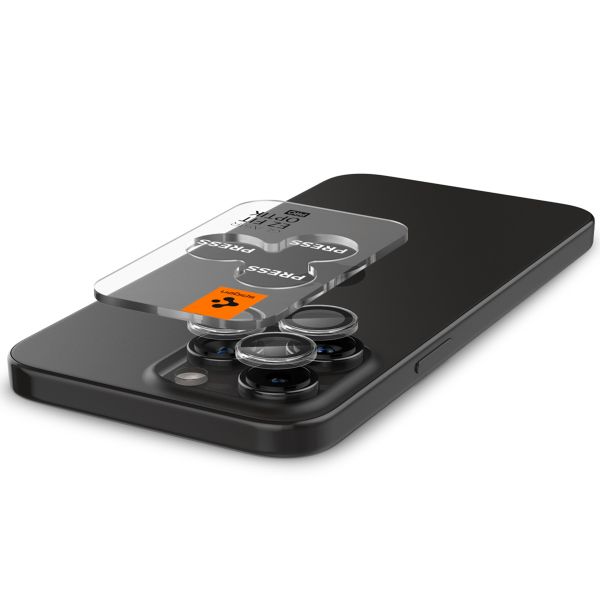 Spigen Glas.tR EZFit Optik Lens Protector 2 pack Apple iPhone 15 Pro / 15 Pro Max