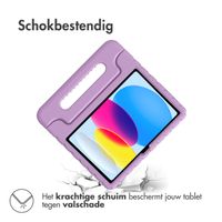 Accezz Kidsproof Backcover met handvat iPad 11 (2025) 11 inch / iPad 10 (2022) 10.9 inch - Lila