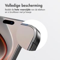 Accezz Gehard Glas Screenprotector + Applicator Apple iPhone Ultra