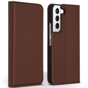 Accezz Premium Leather Slim Bookcase Samsung Galaxy S22 - Bruin