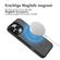 Accezz Rugged Frosted Backcover met MagSafe iPhone 16 Pro Max - Zwart