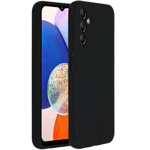 Accezz Liquid Silicone Backcover Samsung Galaxy A14 (5G) - Zwart