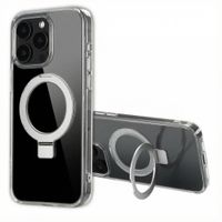 Accezz Ring Stand Backcover met MagSafe Apple iPhone 15 Pro Max - Transparant