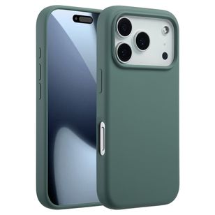 Accezz Liquid Silicone Backcover met MagSafe Apple iPhone 17 Pro - Dark Green