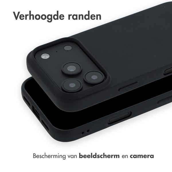 Accezz Color Backcover Apple iPhone 18 Pro / 17 Pro - Zwart
