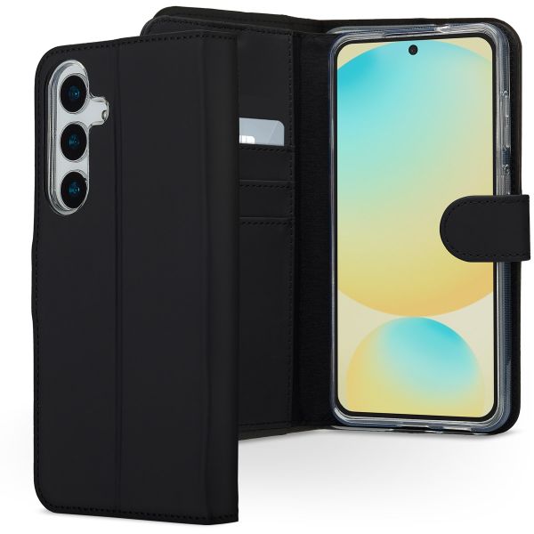 Accezz Wallet Softcase Bookcase Samsung Galaxy S25 FE - Zwart