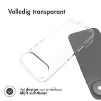 Accezz Clear Backcover Apple iPhone 17 Air - Transparant