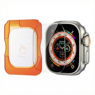 Accezz Gehard glas screenprotector met applicator Apple Watch Ultra 1 / 2 / 3 - 49 mm