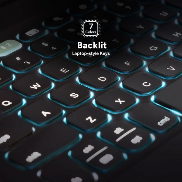 ZAGG Pro Keys 2 QWERTZ keyboard bookcase iPad Pro 11 (2024) M4 - Zwart