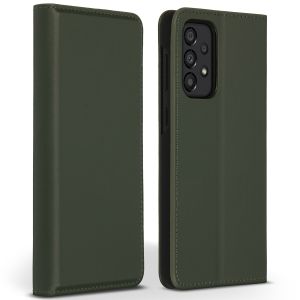 Accezz Premium Leather Slim Bookcase Samsung Galaxy A33 - Groen