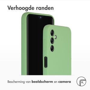 Accezz Liquid Silicone Backcover Samsung Galaxy A14 (5G) - Groen