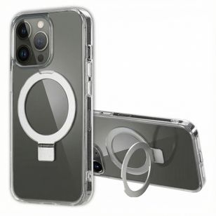 Accezz Ring Stand Backcover met MagSafe Apple iPhone 13 Pro Max - Transparant