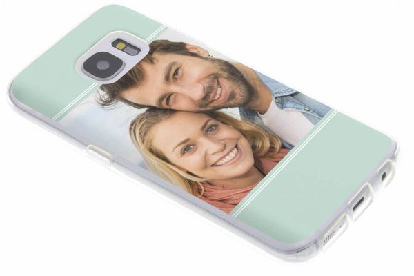 Ontwerp je eigen Samsung Galaxy S7 gel hoesje - Transparant