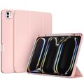 Accezz Smart Silicone Bookcase iPad Pro 11 (2024) M4 - Roze