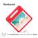 Accezz Kidsproof Backcover met handvat iPad 9 (2021) 10.2 inch / iPad 8 (2020) 10.2 inch / iPad 7 (2019) 10.2 inch - Rood