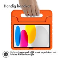 Accezz Kidsproof Backcover met handvat Apple iPad 11 (2025) 11 inch A16 / iPad 10 (2022) 10.9 inch - Oranje