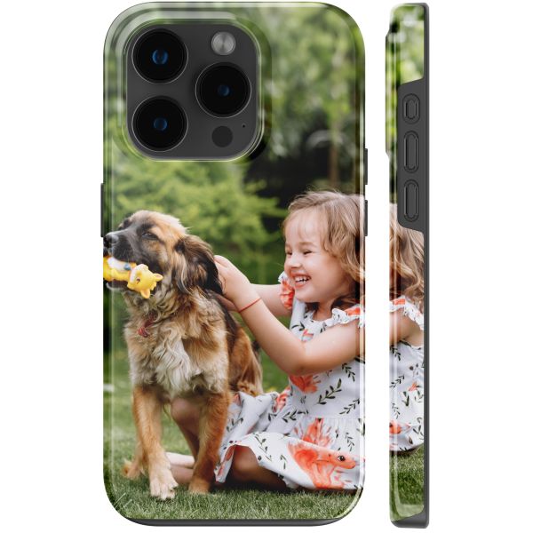 Ontwerp je eigen tough case met MagSafe Apple iPhone 15 Pro Max - Zwart