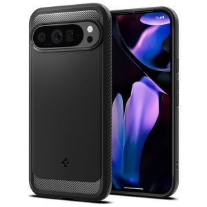 Spigen Rugged Armor Backcover Google Pixel 9 Pro XL - Zwart