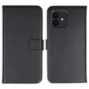 Selencia Echt Leren Bookcase Fairphone 6 - Zwart