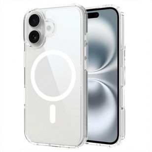 Accezz Xtreme Impact Backcover met MagSafe Apple iPhone 16 - Transparant