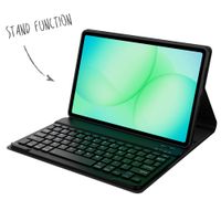 Accezz Bluetooth Keyboard Bookcase Samsung Galaxy Tab A11 Plus - QWERTZ / DE - Zwart