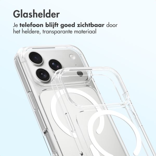 Accezz Xtreme Impact Backcover met MagSafe Apple iPhone 18 Pro / 17 Pro - Transparant
