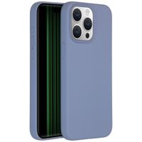 Accezz Liquid Silicone Backcover Apple iPhone 15 Pro Max - Lavender Grey