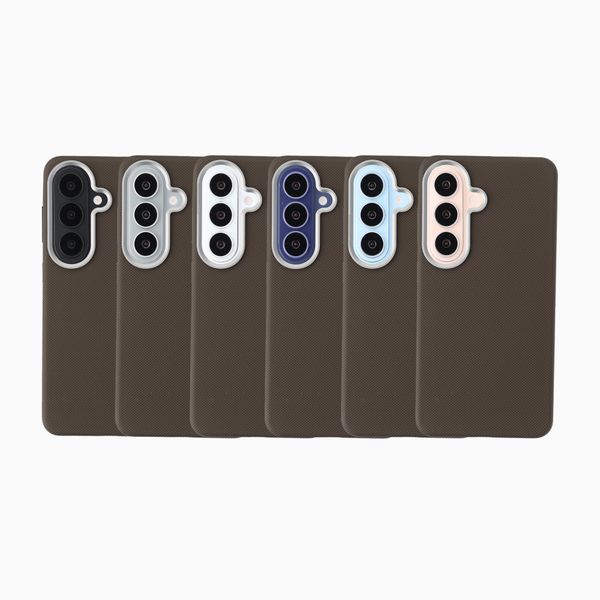 Accezz Mesh Backcover met MagSafe Samsung Galaxy S26 - Bruin