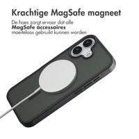 Accezz Rugged Frosted MagSafe Backcover Apple iPhone 17 - Zwart