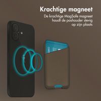 Accezz Leather Cardholder MagSafe - Kaarthouder met MagSafe - Coffee Brown