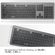 Accezz Premium Desktop QWERTY Bluetooth Keyboard - Grijs