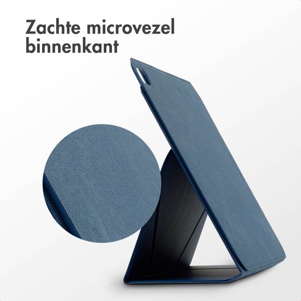 Accezz High Stand tablet case Apple iPad Air 11 inch (2025) M3 / (2024) M2 / Air 5 (2022) / Air 4 (2020) - Donkerblauw